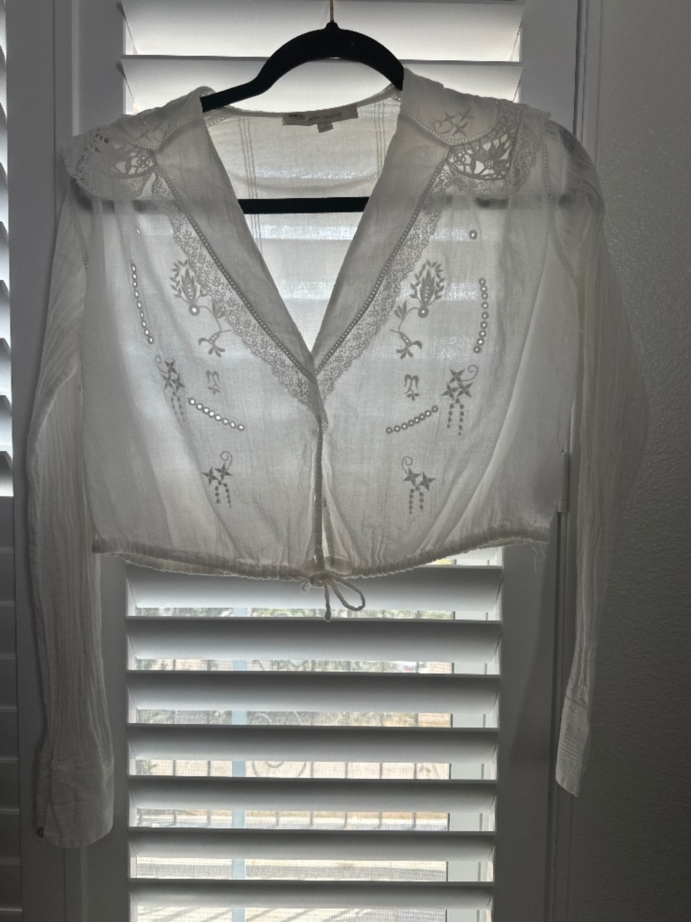 Favorite daughter lace trim top